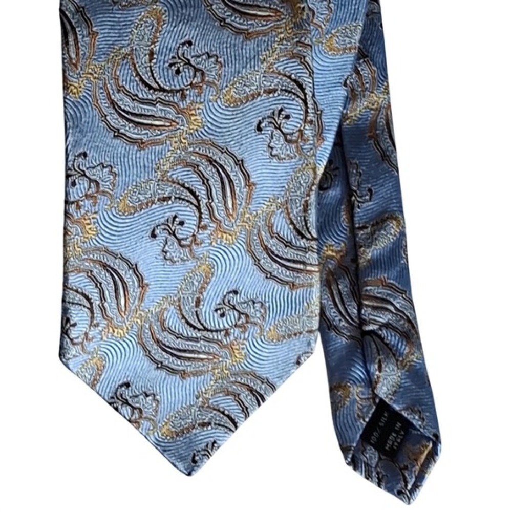 Jos. A. Bank‎ Blue and Gold Paisley Tie